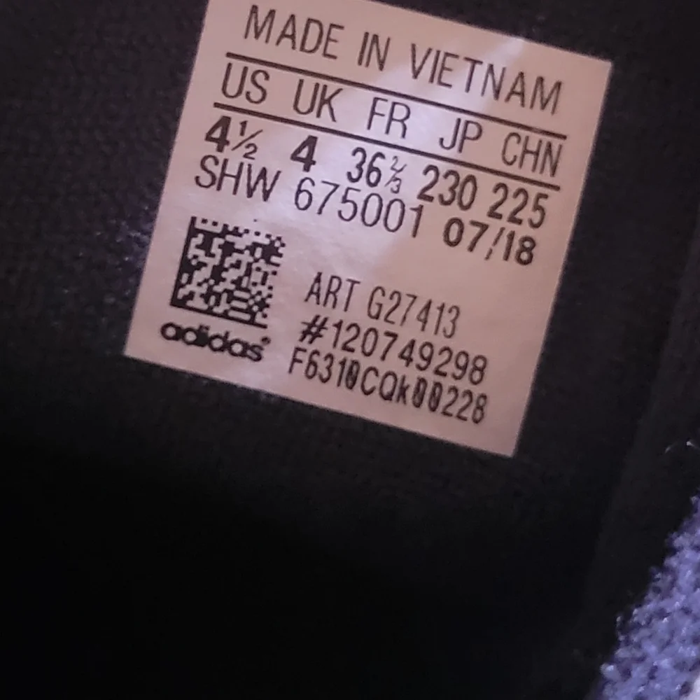 Adidas Yung 96 Mens Black Green Sneaker Size 4.5‎